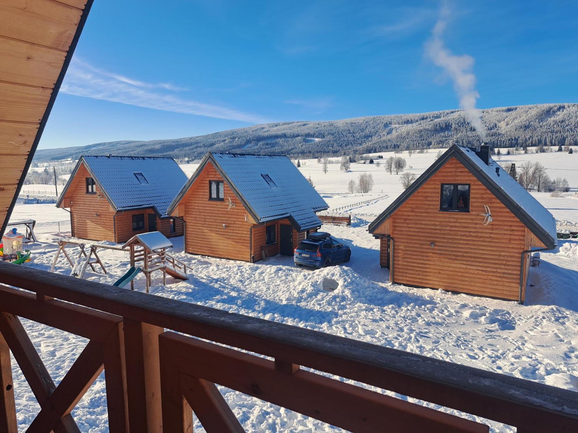 Osada Orlica Klimatyczne Domki Z Widokiem Na Gory I Termalnym Spa Sauna Jacuzzi 4 Km Od Zieleniec Ski Arena Lasowka 외부 사진