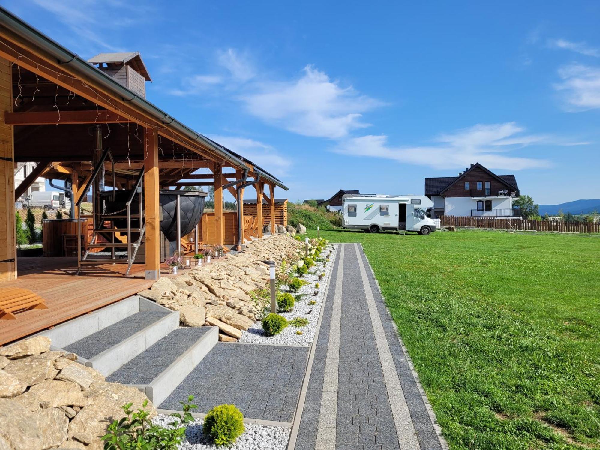 Osada Orlica Klimatyczne Domki Z Widokiem Na Gory I Termalnym Spa Sauna Jacuzzi 4 Km Od Zieleniec Ski Arena Lasowka 외부 사진