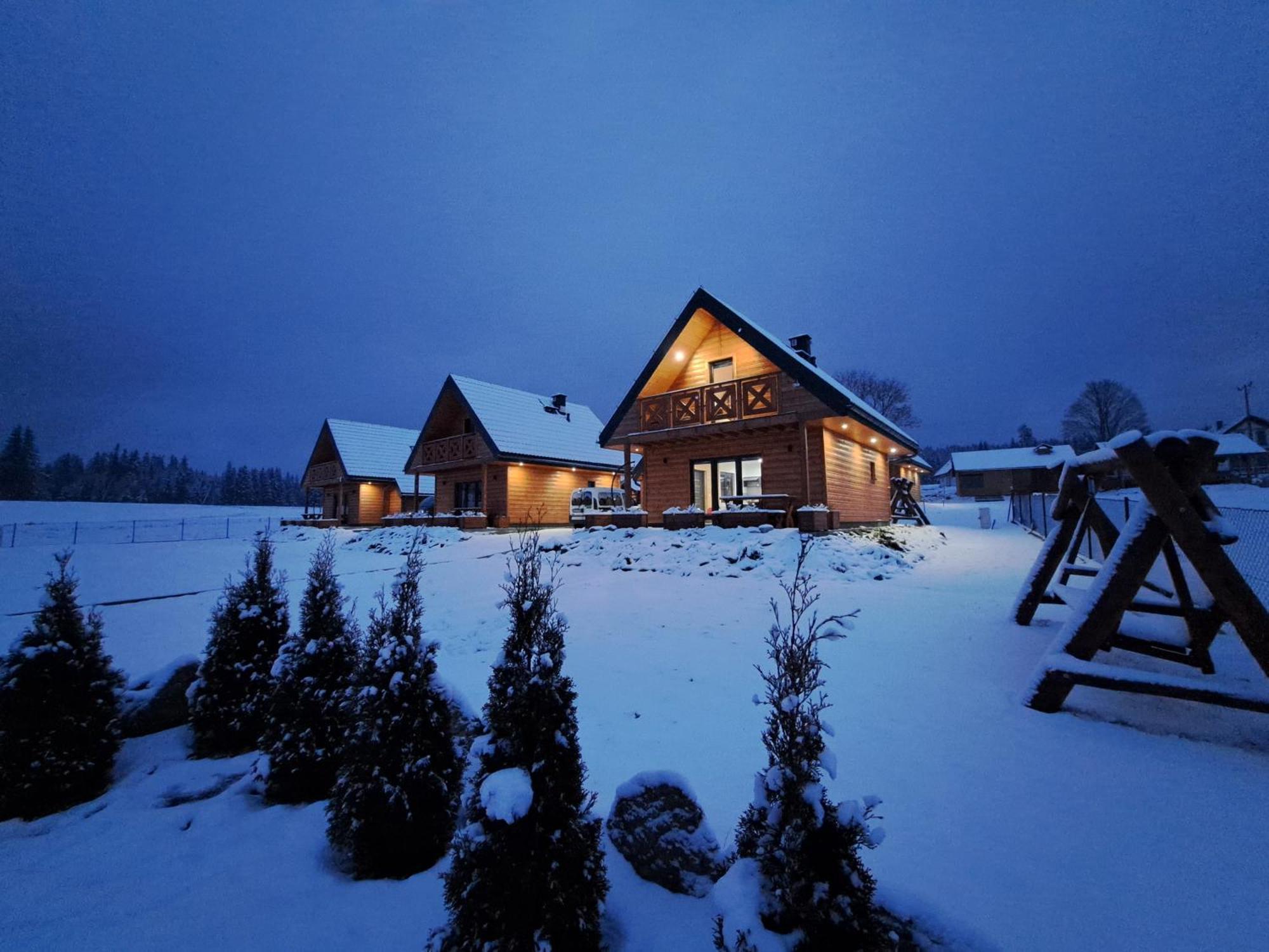 Osada Orlica Klimatyczne Domki Z Widokiem Na Gory I Termalnym Spa Sauna Jacuzzi 4 Km Od Zieleniec Ski Arena Lasowka 외부 사진