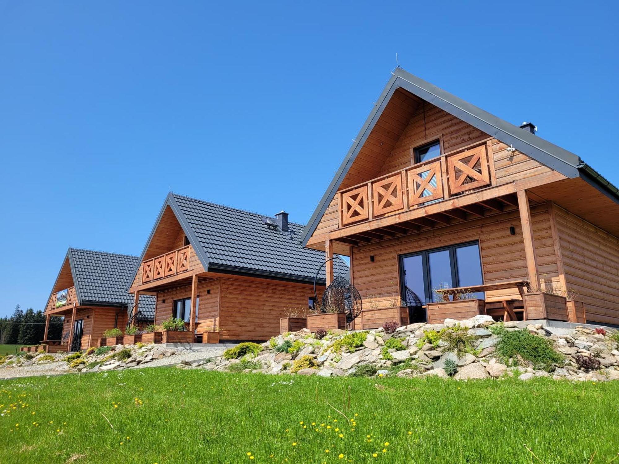 Osada Orlica Klimatyczne Domki Z Widokiem Na Gory I Termalnym Spa Sauna Jacuzzi 4 Km Od Zieleniec Ski Arena Lasowka 외부 사진