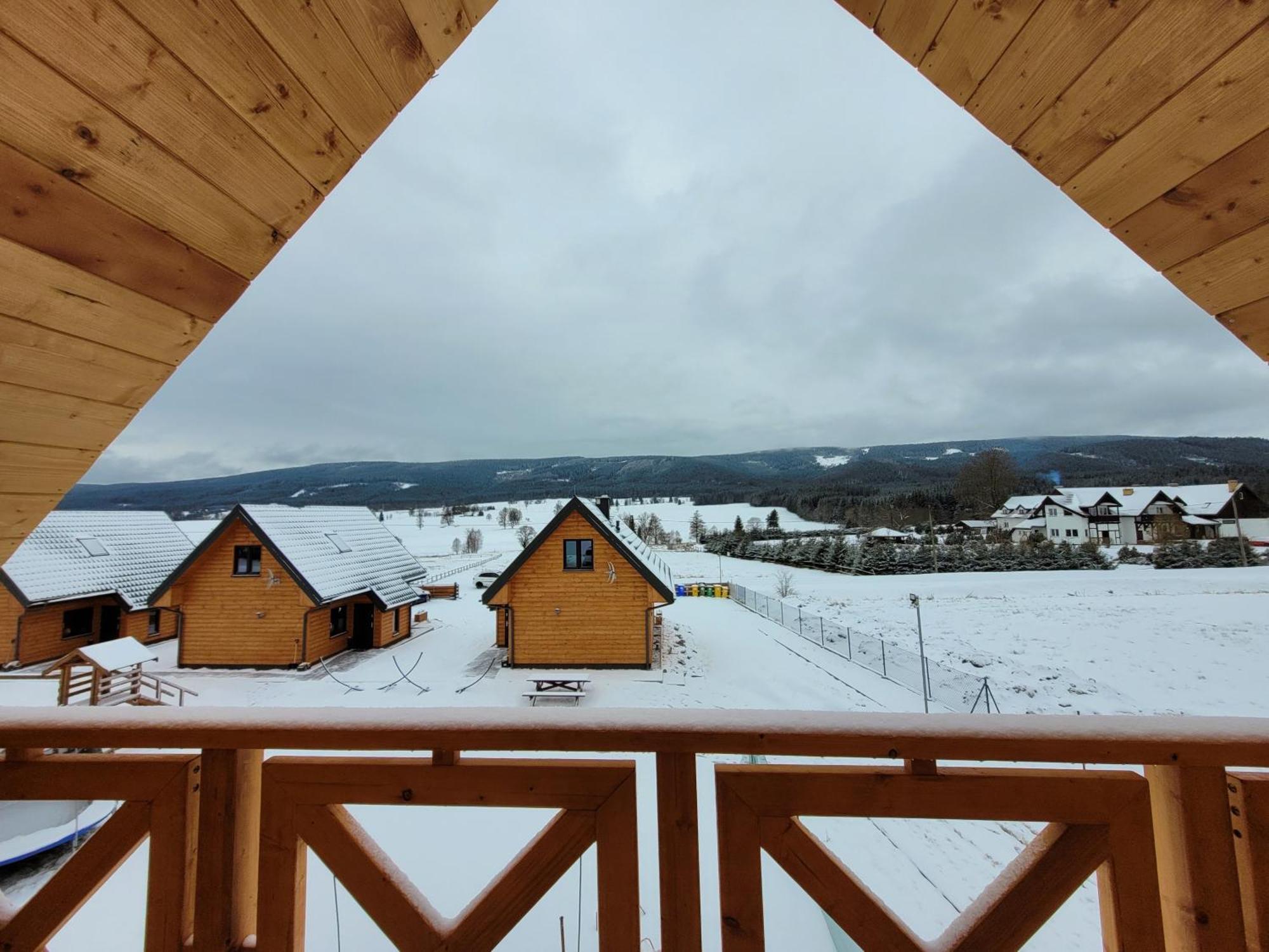 Osada Orlica Klimatyczne Domki Z Widokiem Na Gory I Termalnym Spa Sauna Jacuzzi 4 Km Od Zieleniec Ski Arena Lasowka 외부 사진